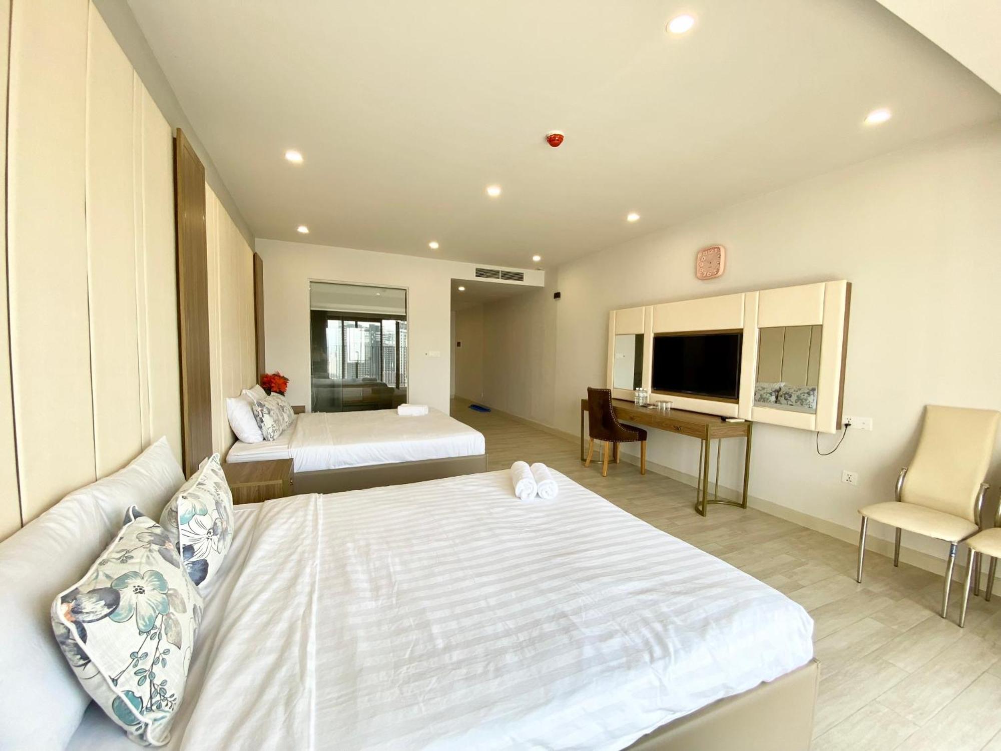 Wise Stay Gold Coast Apartment نها ترانج الغرفة الصورة
